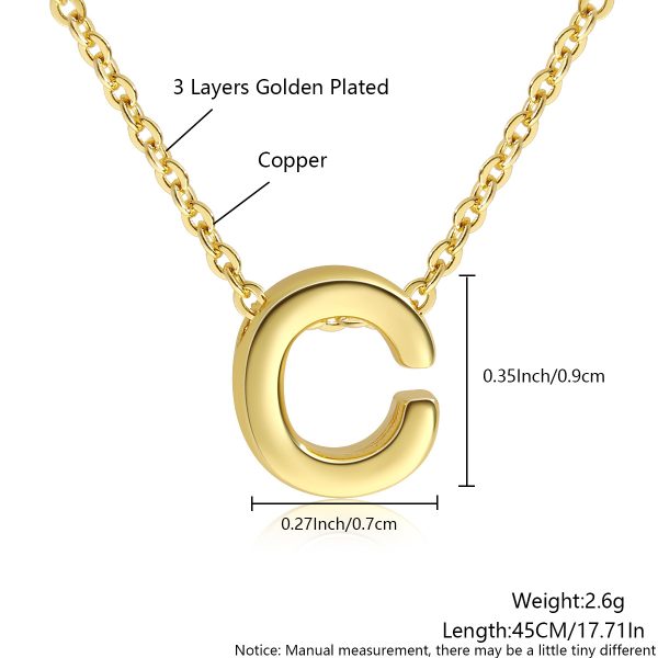Minimalist Gold 26-Letter Pendant Necklace for Everyday Elegance - Image 8